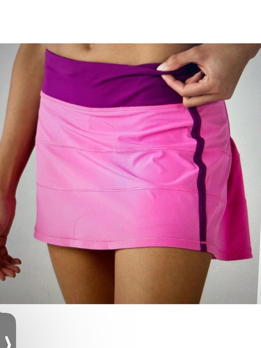 Lululemon Women’s Pace Rival Tennis Skirt Pink Purple Size 10